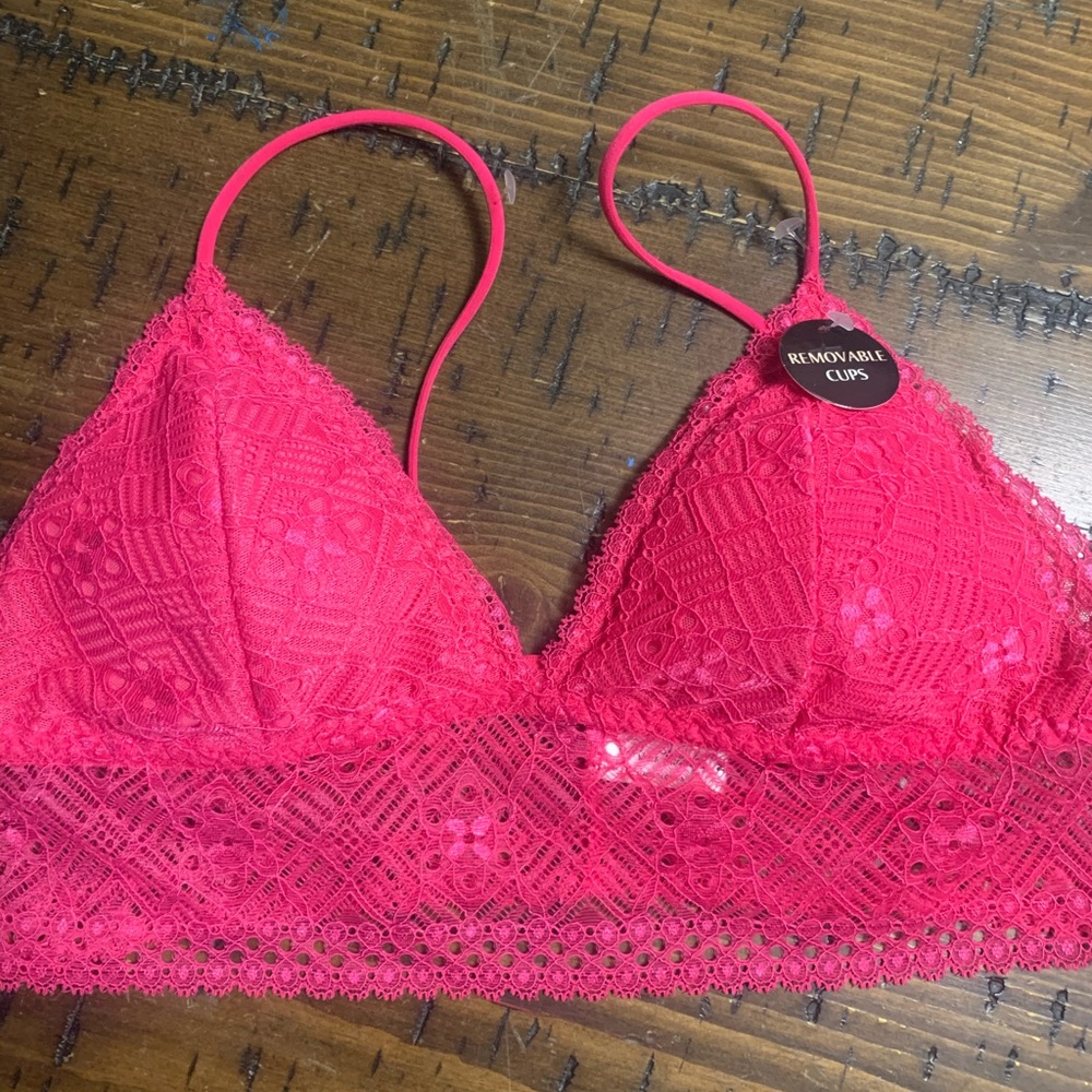 Hot pink bralette brand new